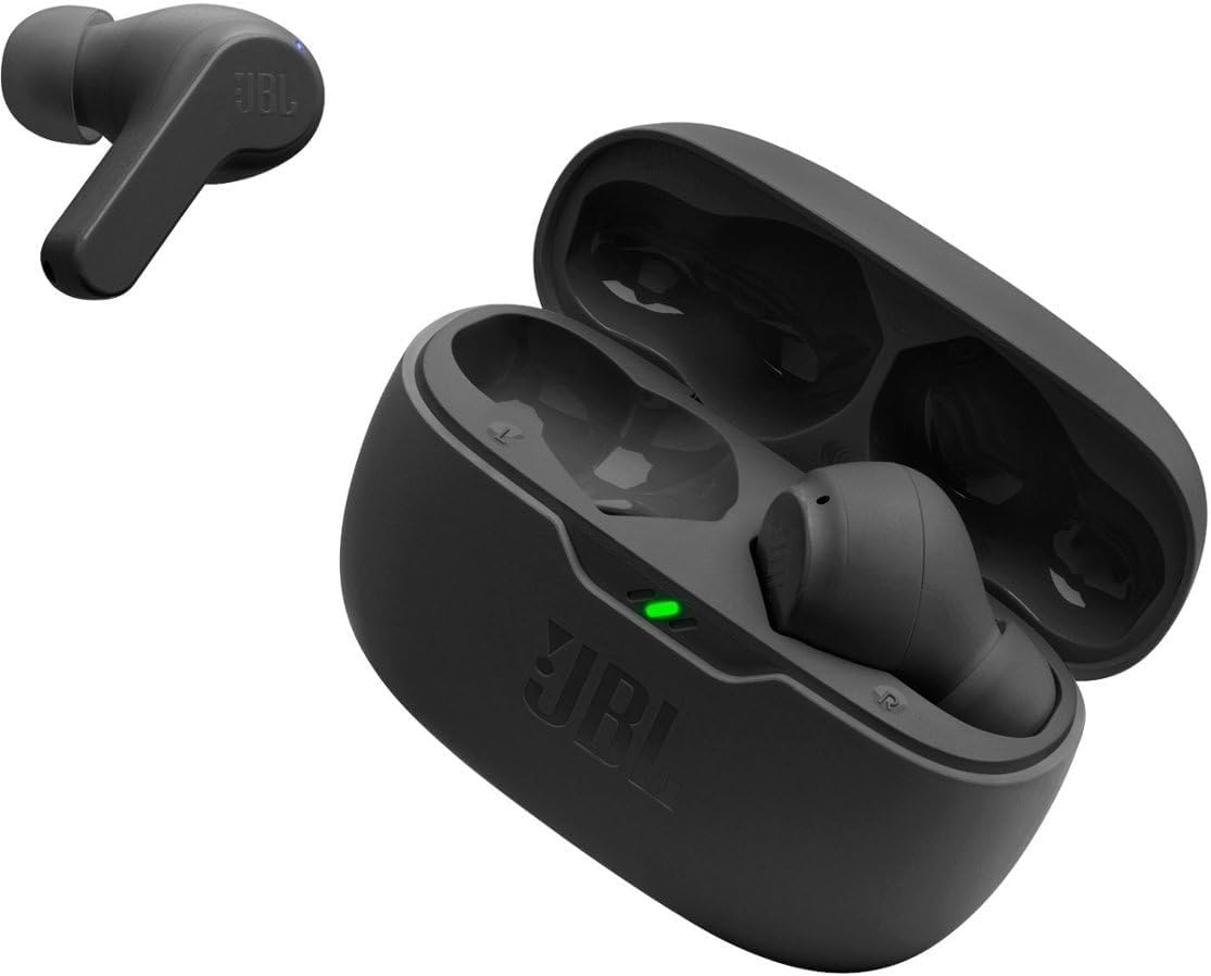 JBL Vibe Beam True Wireless Bluetooth In-Ear Headphones - Black (Renewed)