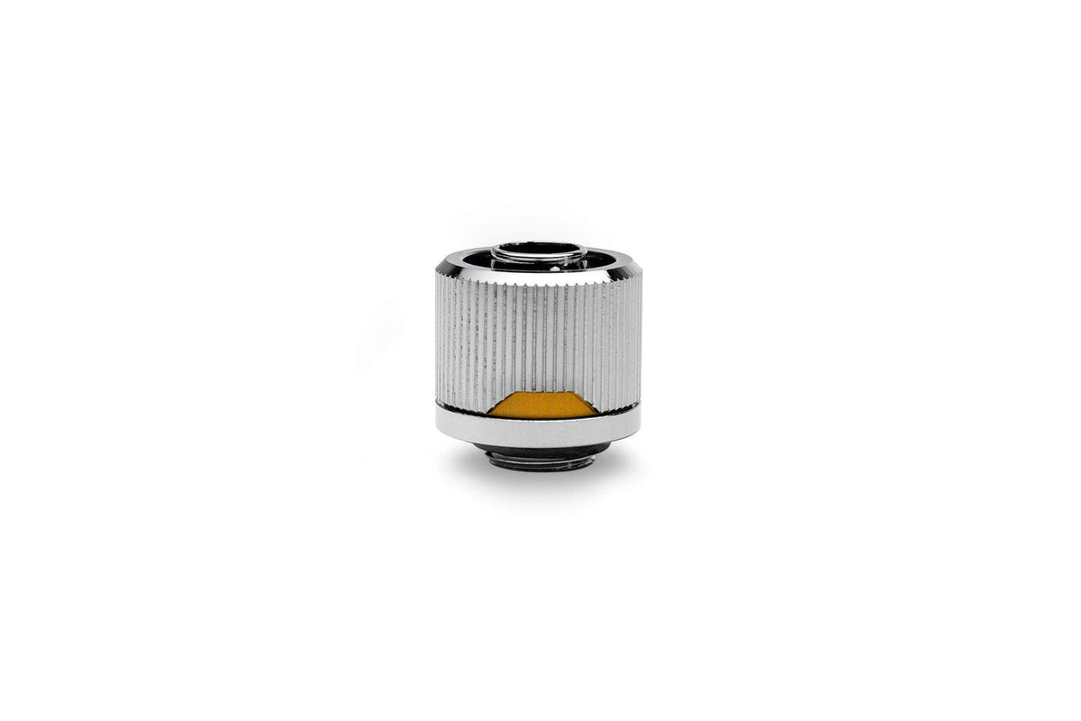 EKWB EK-Quantum Torque STC-10/16 Compression Fitting for Soft Tubing, 10/16mm (3/8" ID, 5/8" OD), Nickel, 4-Pack