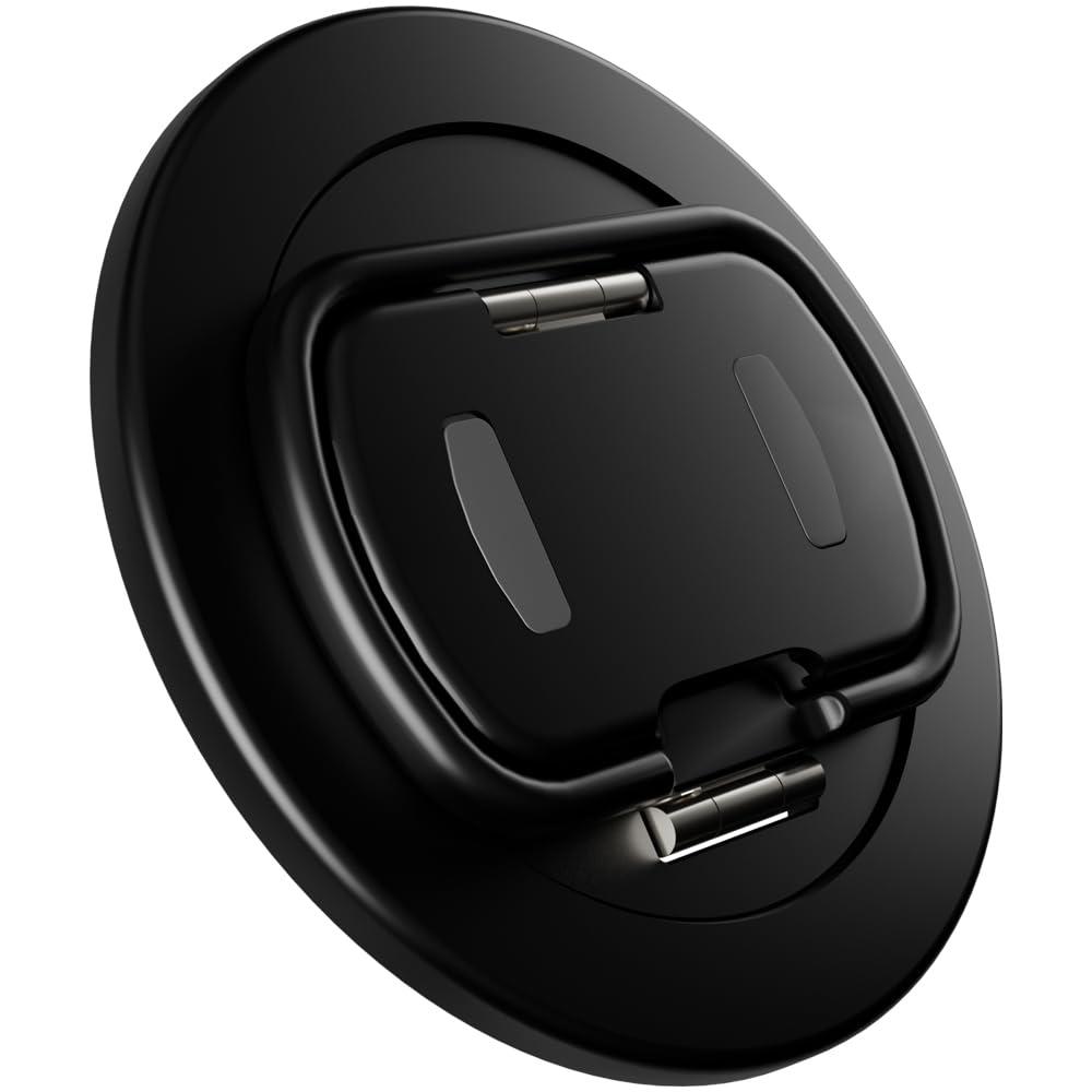 SEMBO Magnetic Phone Ring Holder with Kickstand for MagSafe, Two-Sided Magnet, 360° Rotation Comfortable Flip Out Silicone Plate Finger Grip Gym
