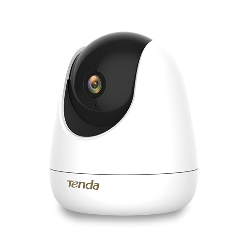 Tenda 2.5K Security Camera Indoor,4 MP Pet/Baby Cameras for Home Security, 2-Way Audio, Human/Pet/Baby Crying Detection, Night Vision, Plug-in WiFi