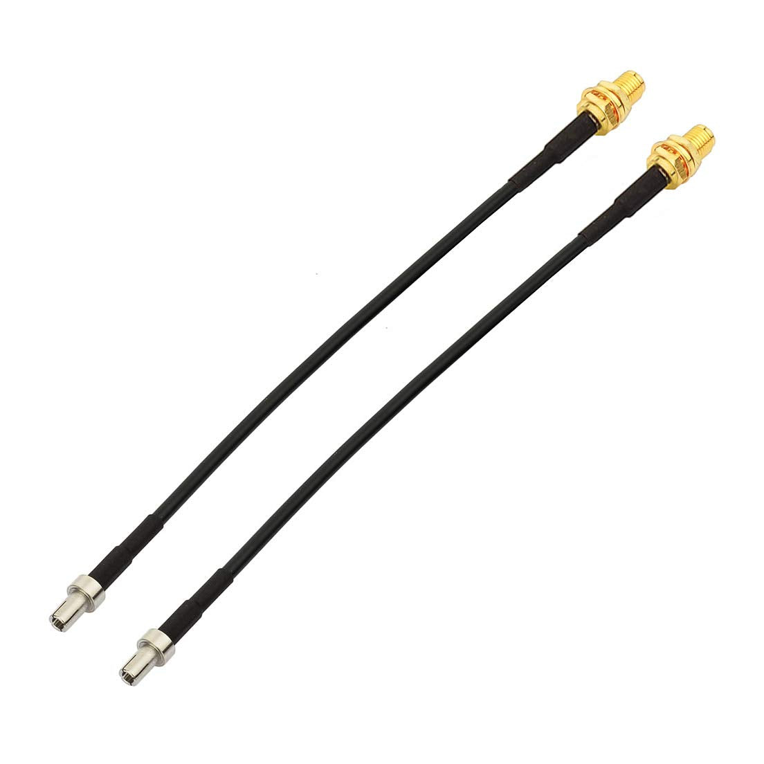 Bingfu 4G LTE Antenna Adapter SMA Female to TS9 Connector Coaxial Pigtail Cable 15cm 6 inch (2-Pack) Compatible with 4G LTE Mobile Hotspot MiFi Router