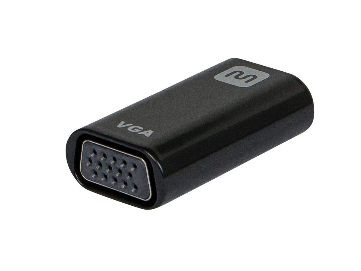 Monoprice HDMI to VGA Kit - with Ultra-Slim HDMI cable, 0.9in x 0.5in x 1.7in (23 x 12 x 42 mm), Laptop, Desktop, PC, Mac