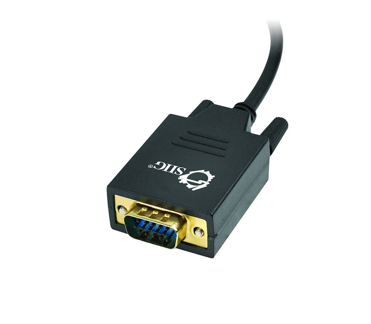 SIIG CB-DP0W11-S1 10-Feet Gold Plated Display Port to VGA Converter Cable Male to Male