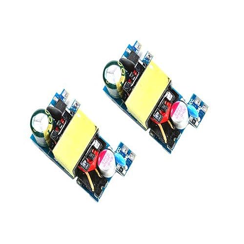 Acxico 2Pcs AC-DC Converter AC 110V 220V 230V to DC 5V 12V 24V Power Supply Mini PCB Module(DC 5V 2A Version)