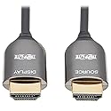 Tripp Lite HDMI Fiber Active Optical Cable, 32.8 feet / 10 Meter, AOC Plenum Rated 8K 60Hz M/M (P568F-10M-8K6)