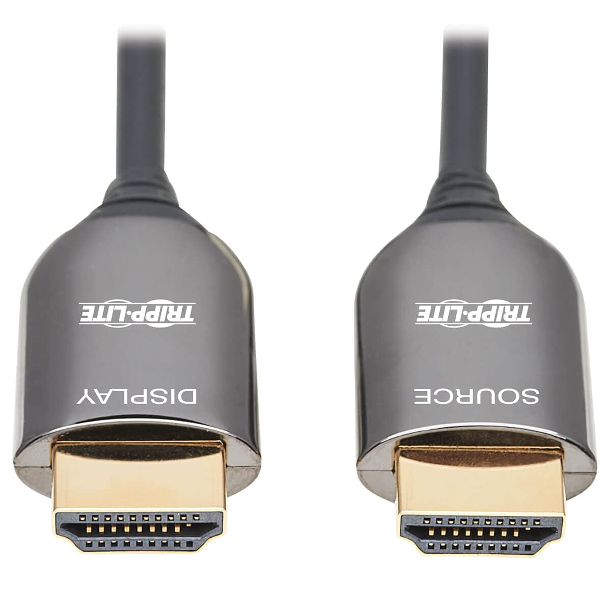 Tripp Lite HDMI Fiber Active Optical Cable, 32.8 feet / 10 Meter, AOC Plenum Rated 8K 60Hz M/M (P568F-10M-8K6)