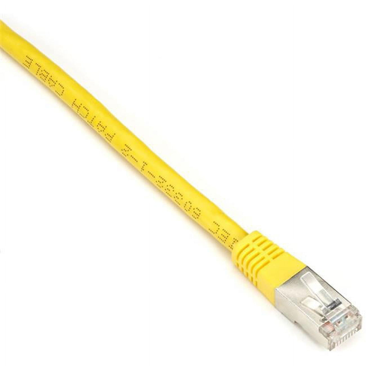Black Box Cat6 250-MHz Shielded, Stranded Cable SSTP [PIMF], PVC, Yellow, 25-ft. [7.6-m]