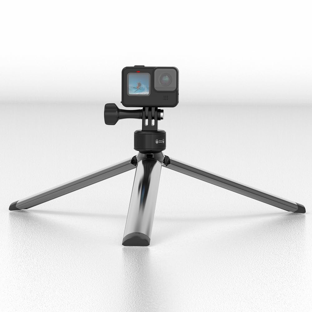 SUREWO Quick Release Base Mount for Go Pro,Magnetic 1/4 inch 20 Camera Mount Compatible with Go Pro Hero 12 11 10 9 8 7 6 5 Black,DJI Osmo Action 5