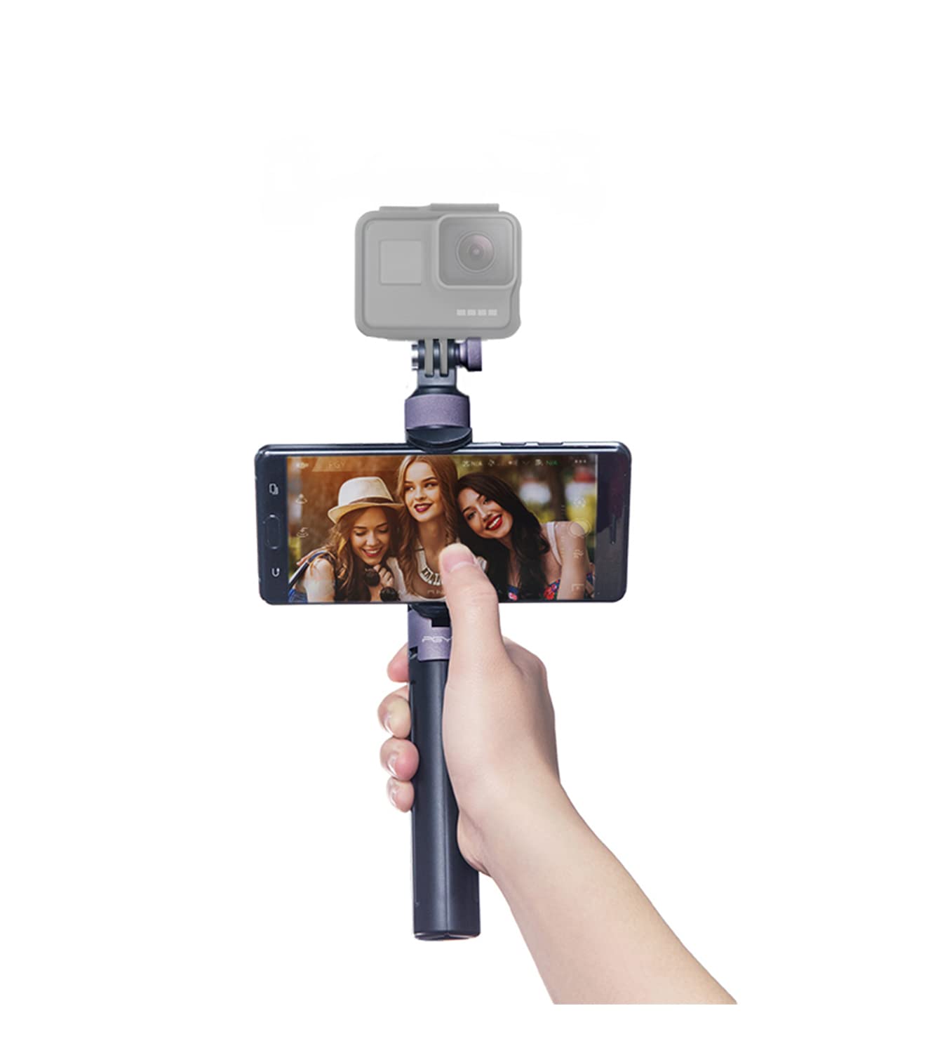 PGYTECH OSMO Action Camera Battery Adhesive Frame Mount Hand Grip & Tripod Compatible with DJI OSMO Action Camera Accessories (PGYTECH Osmo Action