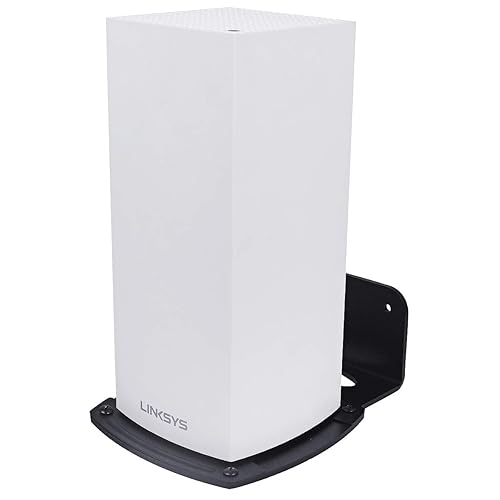 HOLACA Wall Mount Holder for Linksys Velop WiFi 6 Mesh Router MX5 Velop Ax MX4200, Bracket Hanger Stand Compatible with WiFi System for Whole Home