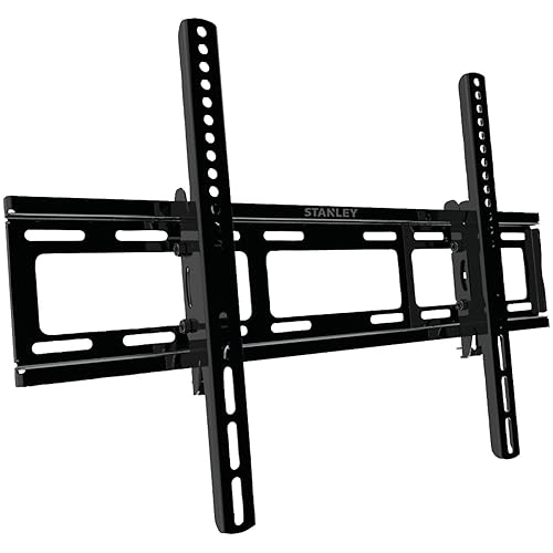 STANLEY TLR-ES2215T DIY Basic 37"-70" Large Tilt Mount, Black