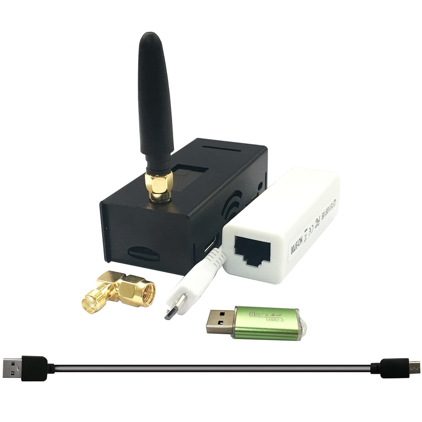 Dikkod MMDVM Hotspot Spot Radio WiFi Digital Voice Modem Raspbery Zero W with Firmware V4 Ethernet Adapter Supports DMR C4FM YSF NXDN DSTAR P25