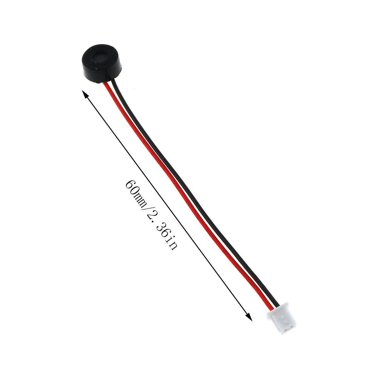 E-outstanding MIC Electret Condenser Microphone 10PCS 6027 High Sensitivity Remote Intelligent Speech Recognition Microphone With 2 Wire Leads and