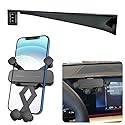 LUNQIN Car Phone Holder for BMW 5 Series 2024 2025 2026 BMW i5 530i 540i xDrive eDrive40 M60 Auto Accessories Navigation Screen Bracket Interior