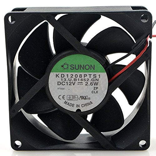 SUNON KD1208PTS1 13.U.B1452.GN 12V 2.6W Magnetic Bearing 80mm 8025 Case Power Supply Cooling Fan