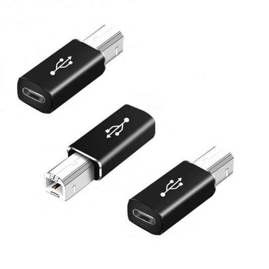 USB C to B Adapter,【3-Pack】 Tpenod Female USB C to MIDI Converter，Compatible with MIDI，Printers，Chromebook Pixel，Electric Piano,Synthesizers…
