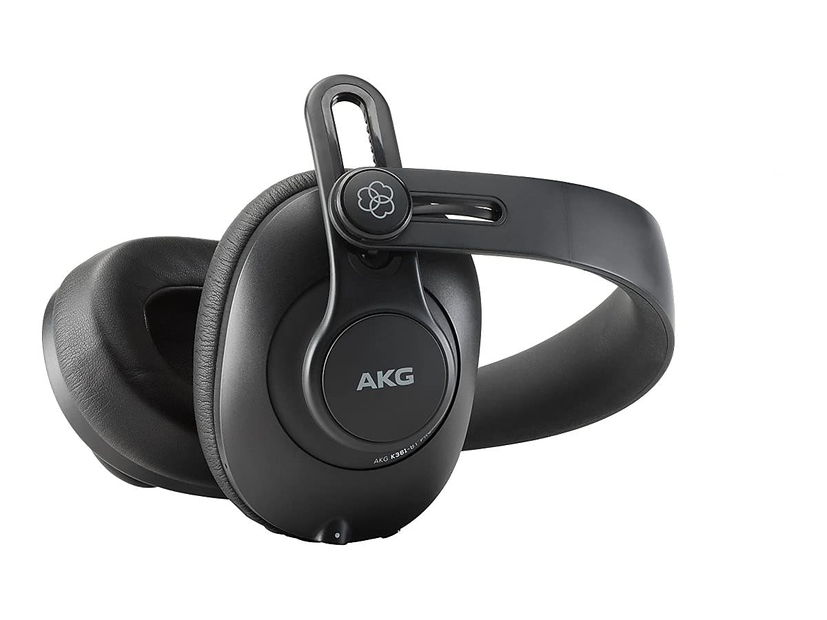 AKG Pro Audio K361BT Bluetooth Wireless or Wired, Over-Ear, Closed-Back, Light Weight, Foldable, Professional Recording Studio Headphones, Studio…
