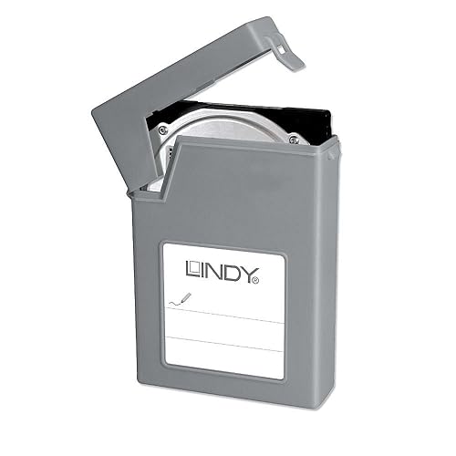 LINDY 3.5-Inch HDD Storage Case, Gray (40682)