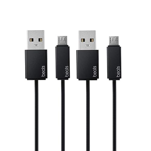 icevein Replacement USB Charging Charger Cable [2 Pack] Compatible with for Beats by Dr Dre Studio Solo Powerbeats 2 3 Wireless Headphone Pill+ 2.0