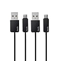 icevein Replacement USB Charging Charger Cable [2 Pack] Compatible with for Beats by Dr Dre Studio Solo Powerbeats 2 3 Wireless Headphone Pill+ 2.0