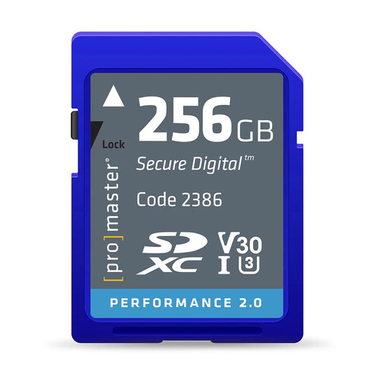ProMaster SDXC 256GB Performance 2.0, Memory Card, (Model 2386)