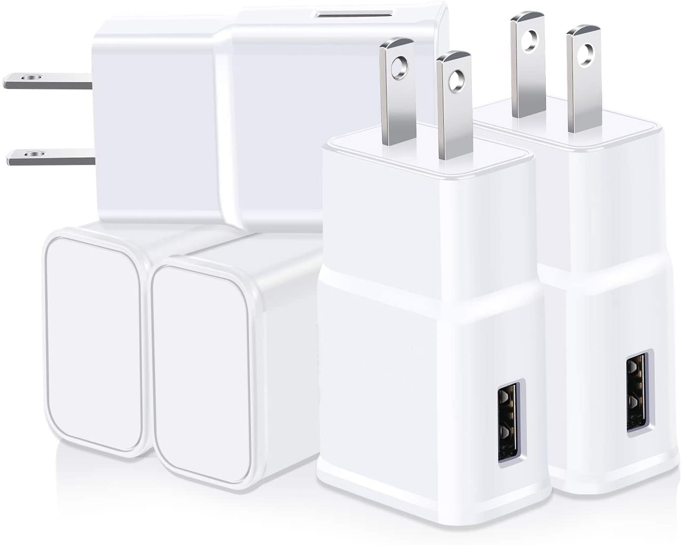 5 Pack Type C Charger Fast Charging Block, Bulk Pack USB Wall Phone Charger Adapter Compatible with Samsung Galaxy S21/S20/S10/S10e/S10 Plus/S9/S9