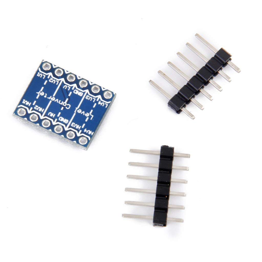 5Pcs IIC I2C 4-Channel Bi-Directional 5V to 3.3V Logic Level Converter Shifter Module