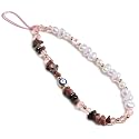 SKIRIFLA Evil Eye Phone Charm Strap, Evil Eye Phone Lanyard Crystal Strap, Cute Beaded Charm Aesthetic,Beaded Chain Preppy Charms Kawaii Keychain -21