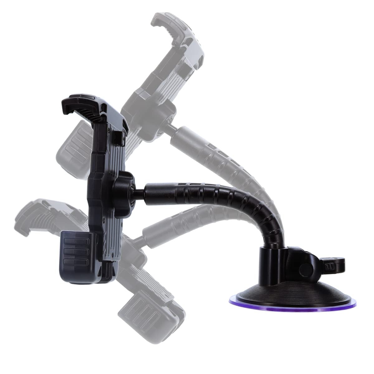Cummins Windshield Phone Mount CMNWSPH - Suction Cup Phone Holder for Car or Truck Window or Dash Universal Fit - Black