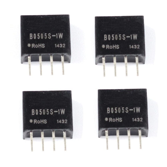 Rakstore 4 Pcs B0505S-1W DC-DC Isolated Converter 5V to 5V Power Supply Module 4 Pins Power Module