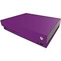MightySkins Skin Compatible with Microsoft One X Console Only - Solid Purple | Protective, Durable, and Unique Vinyl Decal wrap Cover | Easy to Apply