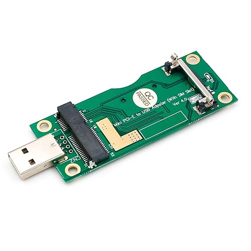 Mini PCI-E to USB Adapter with SIM Card Slot for Module Transfer to USB Interface