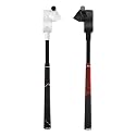 WOUMNTT Golf Club Attachment Compatible with Meta Quest 3/3S Controllers, Left & Right VR Golf Handle Accessory with Non-Slip Rubber Grip, Realistic