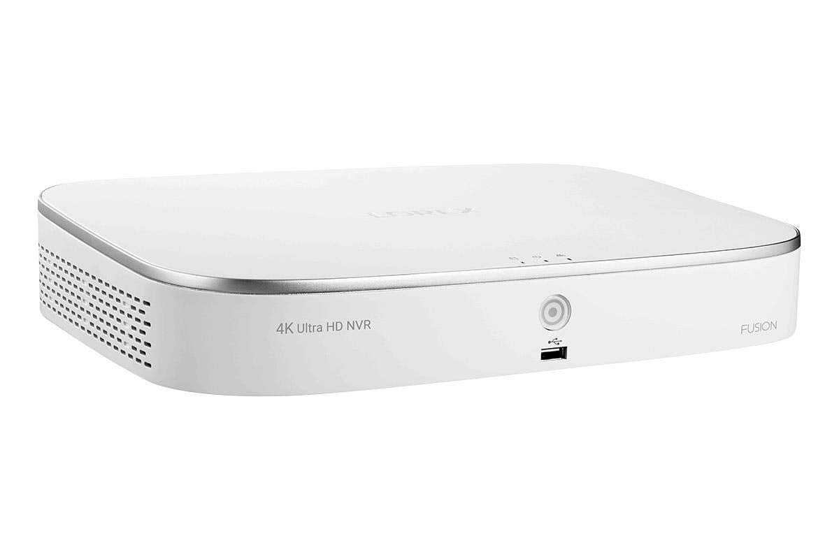 Lorex N842A82 4K Ultra HD 8 Channel 2TB IP Security System Network Video Recorder (NVR) with Smart Motion Detection, Voice Control and Fusion