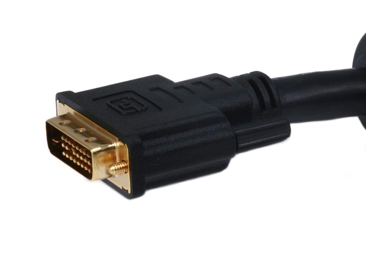 Monoprice 35ft 24AWG CL2 Dual Link DVI-D Cable - Black