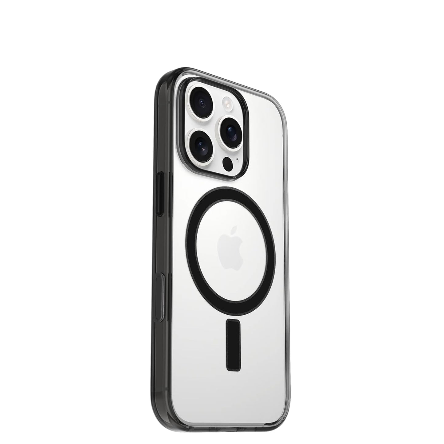 OtterBox iPhone 16 Pro Lumen Series Case - Grackle Black - Aesthetic, Clear iPhone Cases with Pops of Color, Protective Minimalist Design, MagSafe