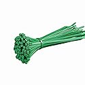 100 nylon cable ties, double-sided toothed, 11 pound tensile strength, heavy-duty cable ties, self-locking adjustable, durable, suitable for indoor