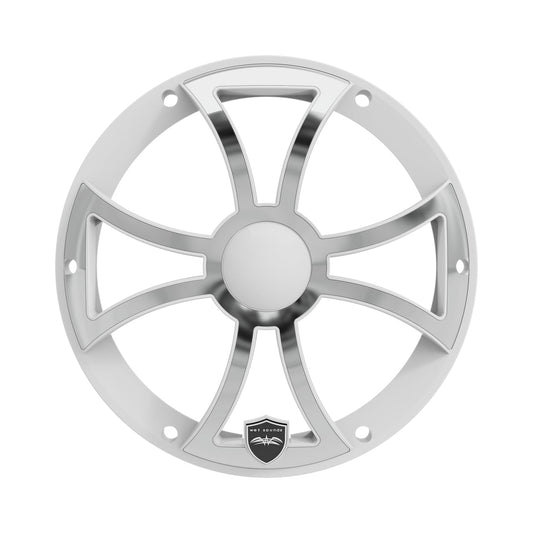 Wet Sounds REVO8XS-W-SSGRILL White w/Stainless XS Open Style Grill for The REVO 8" Subwoofer