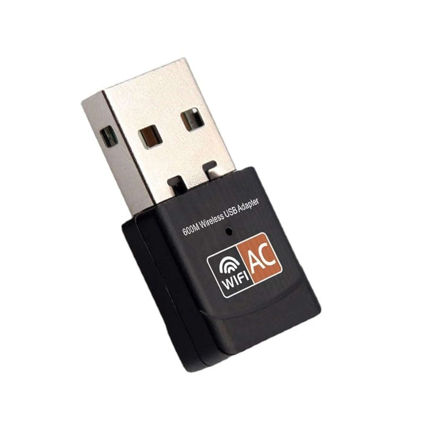 600Mbps 802.11ac Wireless USB WiFi Dongle Wi-Fi 5 Dual Band 2.4/5GHz Network Adapter Dongle for Desktop Laptop Support Windows 10/8/7/XP, MAC OS,Linux