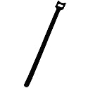 NavePoint 10 Inch Hook and Loop Reusable Strap Cable Cord Wire Ties 100 Pack Black