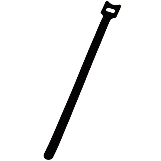 NavePoint 10 Inch Hook and Loop Reusable Strap Cable Cord Wire Ties 75 Pack Black