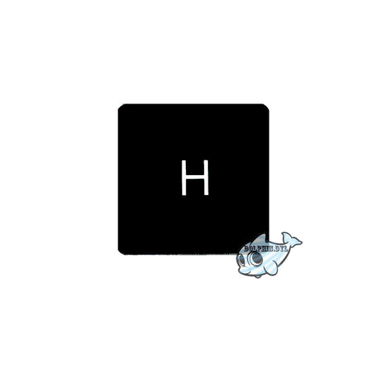 Dolphin.dyl(TM) Replacement Individual Key Cap for US MacBook Pro A1706 A1707 A1708 Key Keyboard(Key Cap Only) (H)