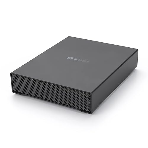 Oyen Digital HDX Pro C USB-C Aluminum External Hard Drive Enclosure with Fan (HDXP-C-RT)