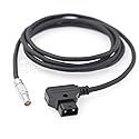 SZRMCC 2 Pin Female Rotatable to D-tap Power Cable for RED Komodo 6K Cinema Camera (80cm)