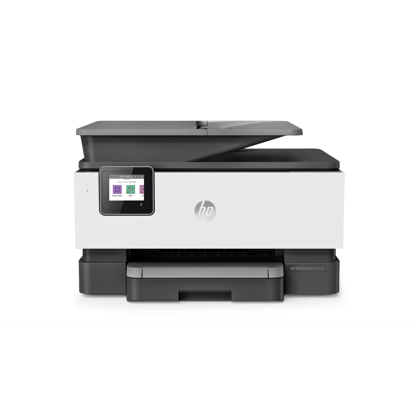HP OfficeJet Pro 9018e Wireless Color All-in-One Printer with Bonus 6 Months Instant Ink (1G5L5A), White