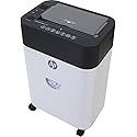 HP - Paper Shredder Micro Cut, 100-Sheet Auto Feed, Shreds Credit Cards & Staples, Heavy Duty Paper Shredder for Home Use with 4.5 Gallon Basket