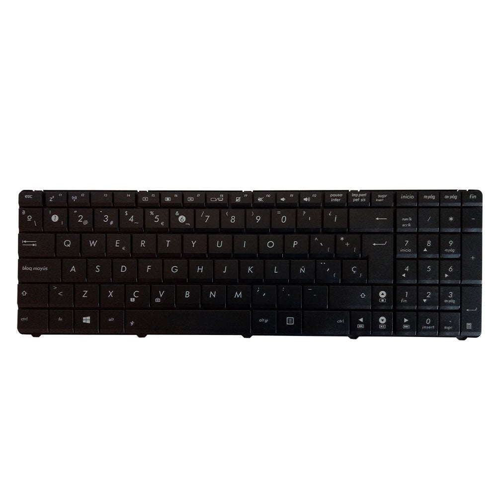 Laptop Replacement Keyboard Fit Asus X52J X52F X52D X54C X54L X55U X55V X55A X55C X75A X75S X75U X75V X66W Spanish Layout