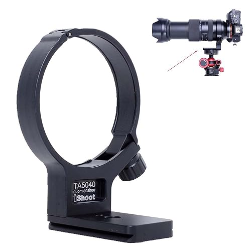 iShoot Metal Tripod Mount Ring Lens Collar Compatible with Tamron 50-400mm f/4.5-6.3 Di III VXD A067, Lens Support Holder Bracket Bottom is Arca-Swiss