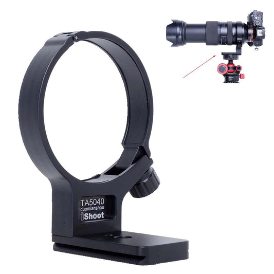 iShoot Metal Tripod Mount Ring Lens Collar Compatible with Tamron 50-400mm f/4.5-6.3 Di III VXD A067, Lens Support Holder Bracket Bottom is Arca-Swiss