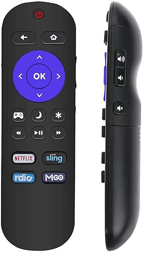 Universal Remote Control Replacement for Insignia Roku TV - Volume Control & Power Button - No Pairing Needed